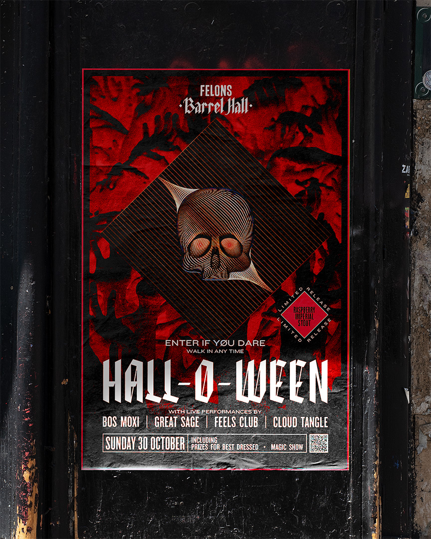 Felons Barrel Hall Halloween
